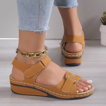 Lurachic™ - Effen sandalen met haakjes en lusjes voor dames