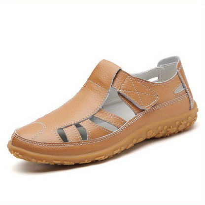 Orthopedische loafers van ademend leer voor dames