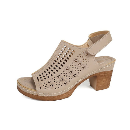 Lurachic™ - Sandalen orthopedisch en comfortabel met dikke hakken voor dames