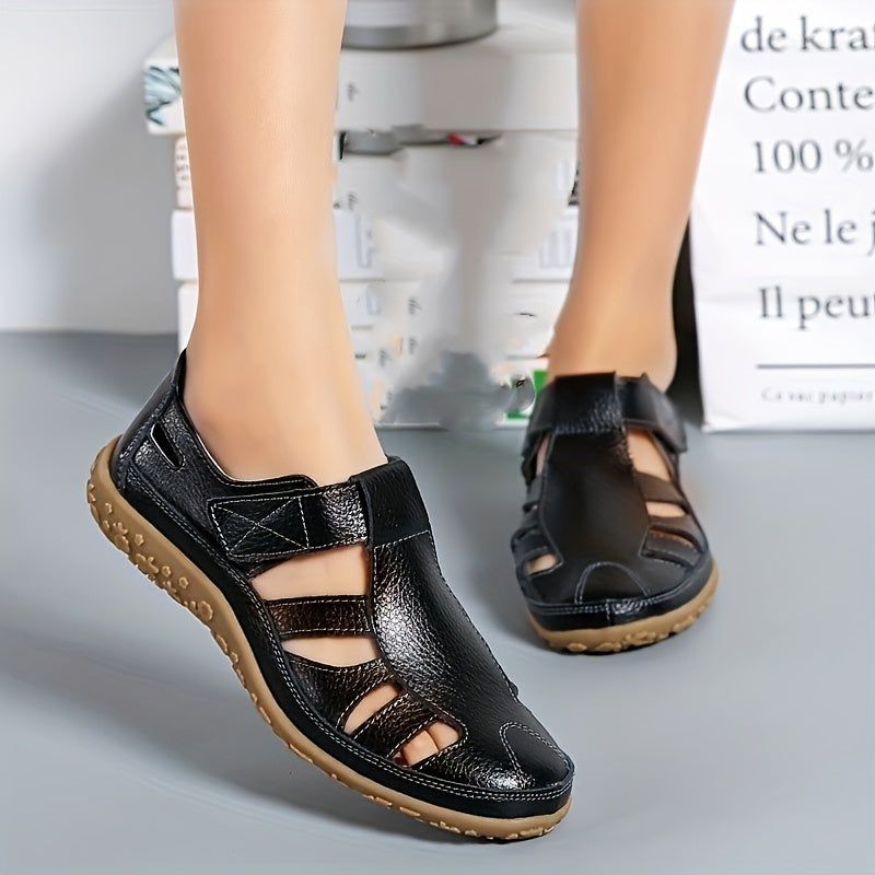 Orthopedische loafers van ademend leer voor dames