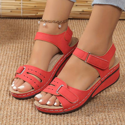 Lurachic™ - Effen sandalen met haakjes en lusjes voor dames