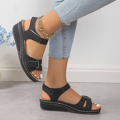 Lurachic™ - Effen sandalen met haakjes en lusjes voor dames